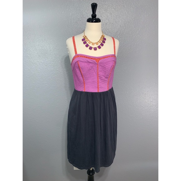 ANTHROPOLOGIE LILKA Trapunto Chemise Dress M - Picture 2 of 8